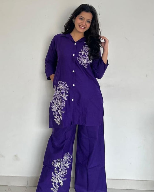 NEW DESIGN LONCH 💥CO-ORD SET (DKGH34)