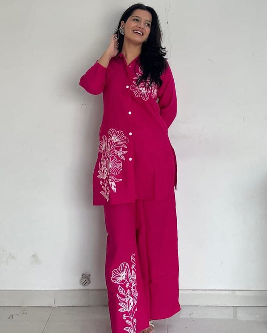 NEW DESIGN LONCH 💥CO-ORD SET (DKGH35)