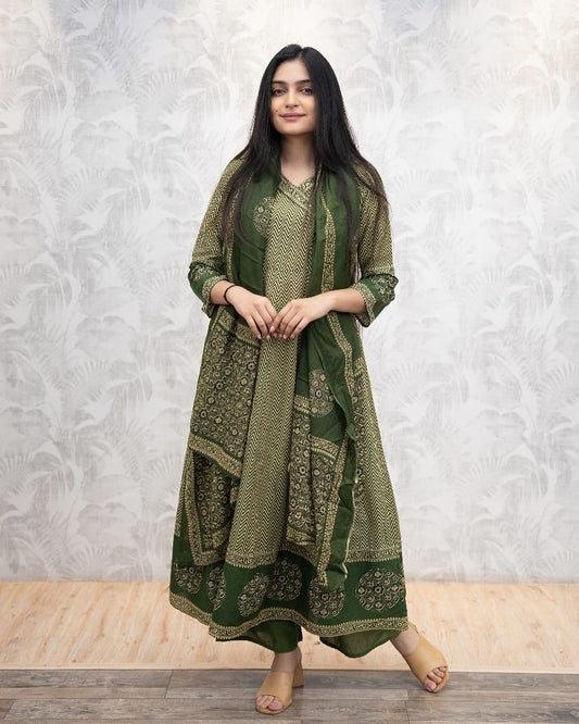 New anarkali kurta set with new style... parrten (DKGH41)