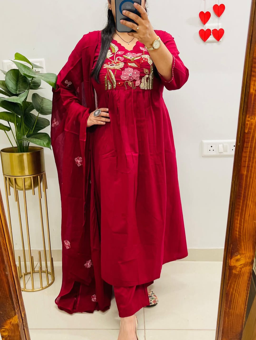 KURTA PENT WITH DUPATTA SUIT SET (LK14)