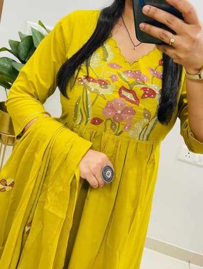 KURTA PENT WITH DUPATTA SUIT SET (LK16)