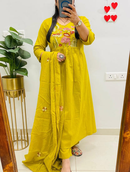 KURTA PENT WITH DUPATTA SUIT SET (LK16)